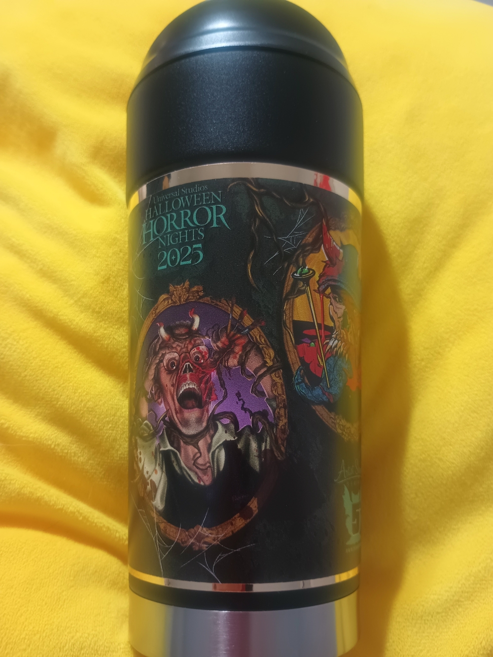 Halloween horror Nights 2025 Black Travel Tumbler nWT